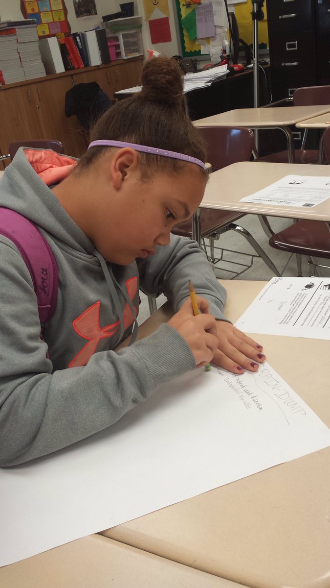 swilcox07's tweet photo. #weisstepsup @WeisAtGISD Ms. Thomas' science class using Brain Dump https://t.co/7CxIEyll7b