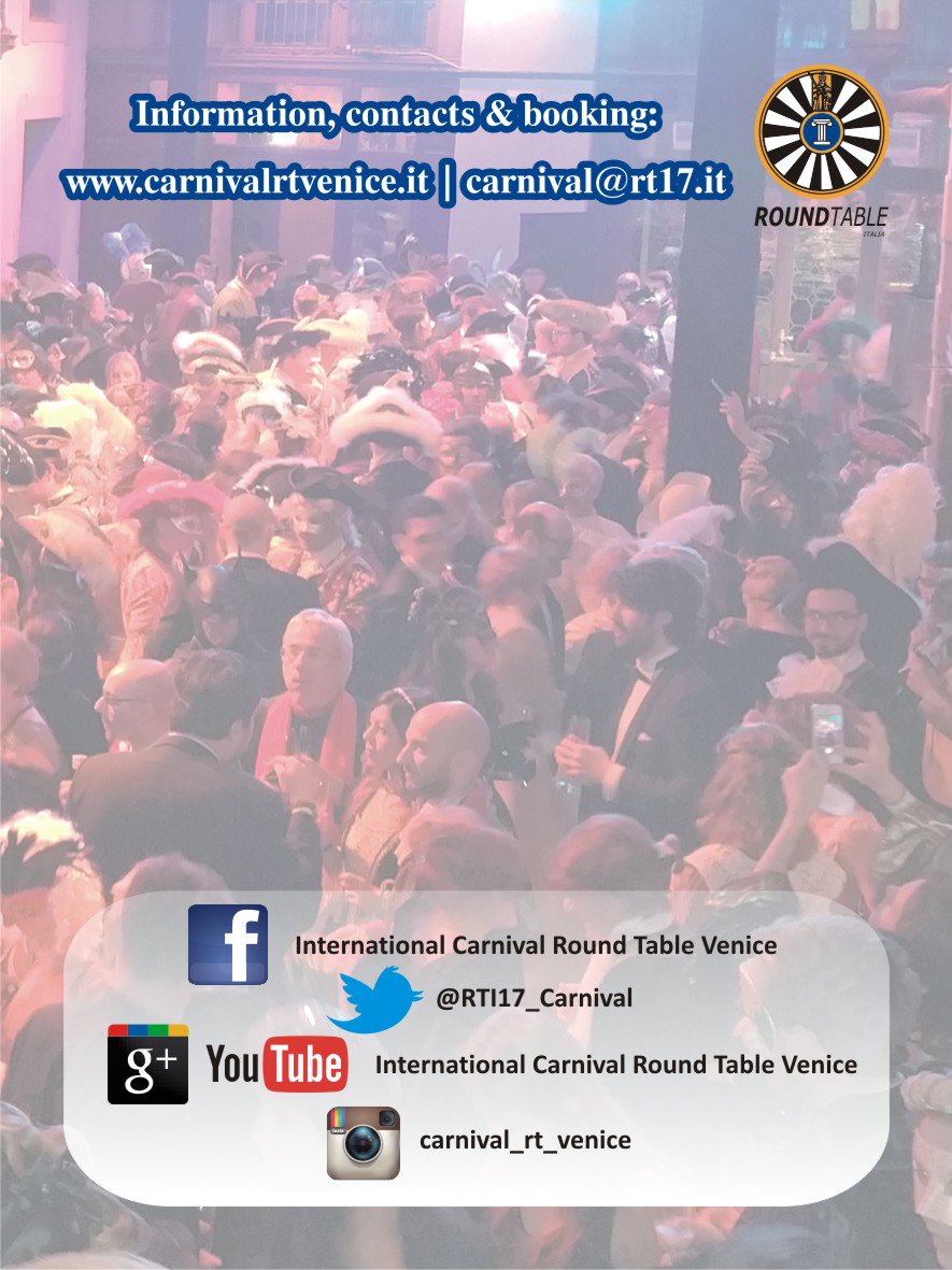 International Carnival Round Table Venice 2017 #weloveRTItaly #icrtvenice2017