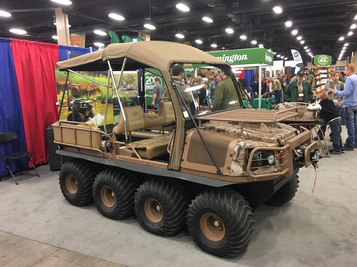MossyOak's tweet photo. The @ARGO_Vehicles booth is always one of the coolest stops at the show! @NWTF_official #NWTF2016 https://t.co/16D92FNP0z