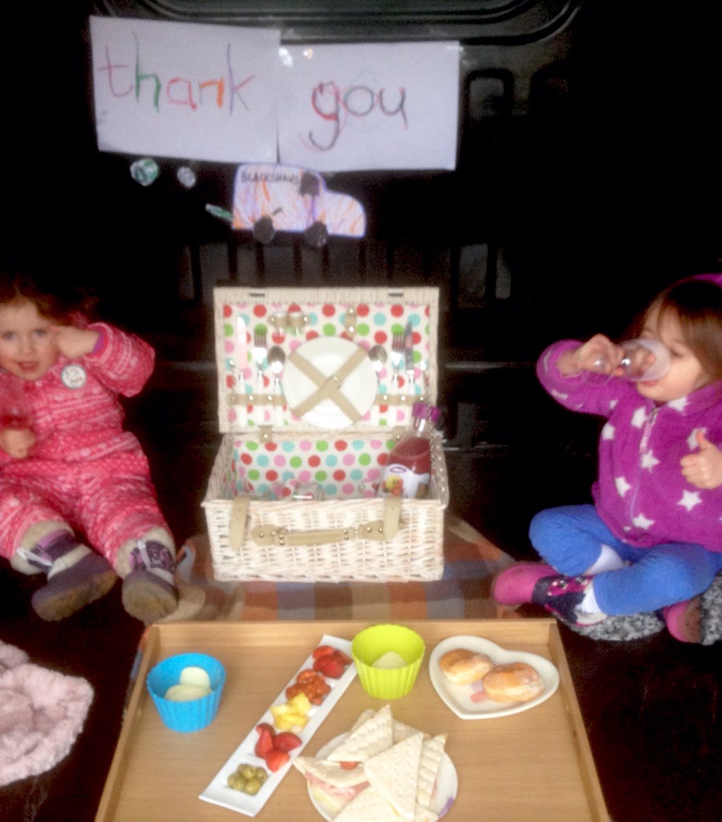 Thankyou to <a href="/RoscoStraughan/">Ross Straughan</a> and @willyblackshaw for our new place to have a picnic #daddydaycare #cutevan #shoplocal