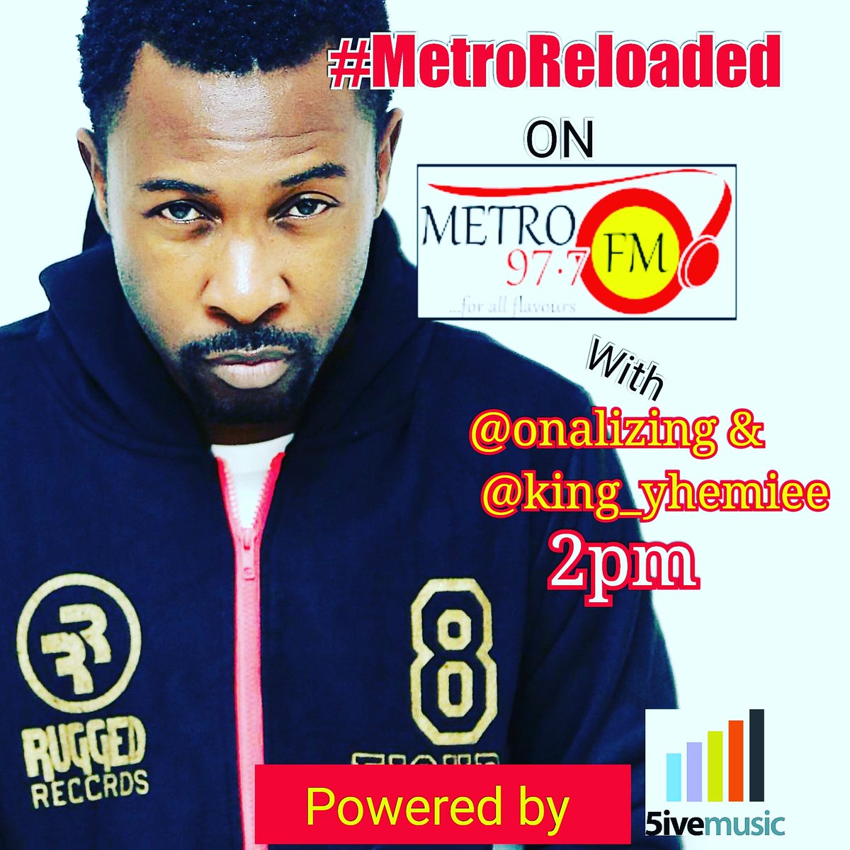RuggedyBaba's tweet image. I'll b on #MetroReloaded wiv @onalizing &amp;amp; @king_yhemiee on @metro977fm.#SeyiShayByRuggedmanPromo @5ivemusicgroup