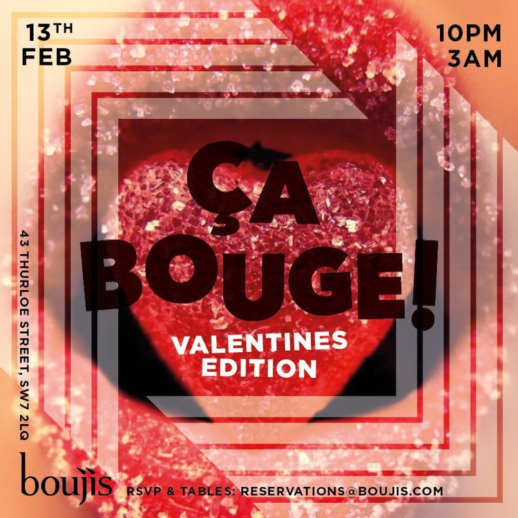 Who is ready to kick start the weekend with our Valentines edition Ca Bouge? We are ready#CaBouge#Valentinesedition