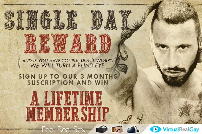 THIS WEEKEND, WIN A FREE LIFETIME MEMBERSHIP! --> https://t.co/hSM0IA5dT5 @AntonioMiracle #VR #GayPorn