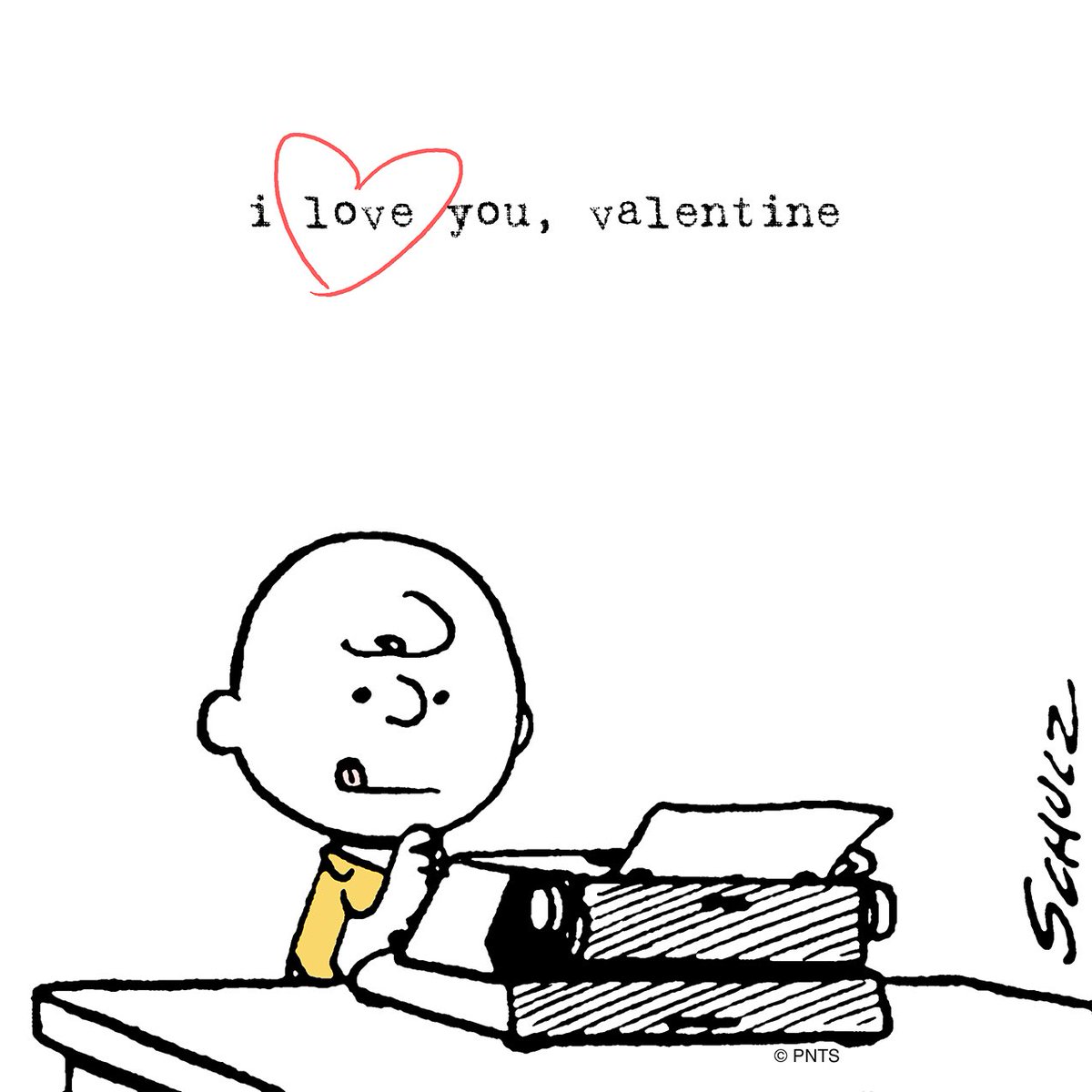 PEANUTS on Twitter "I love you, Valentine. ️ https//t.co/HSucGLQVdJ"