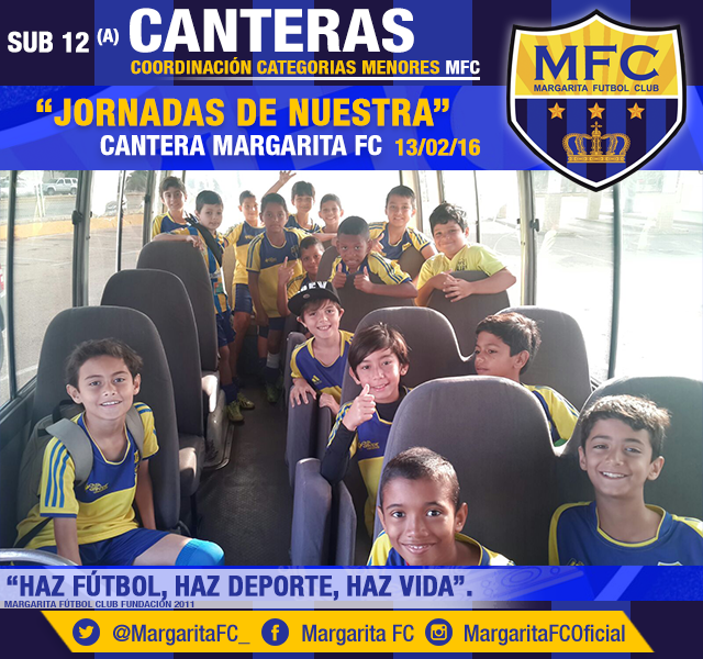 MargaritaFC_'s tweet photo. #CANTERA | #Estadal #Sub12A #MargaritaFC 🆚 #FundeJUPI | 📌 Cancha de las Hernández | 🕔 9:00 am | Ven y apoya #MFC https://t.co/NRlhvM1VFF