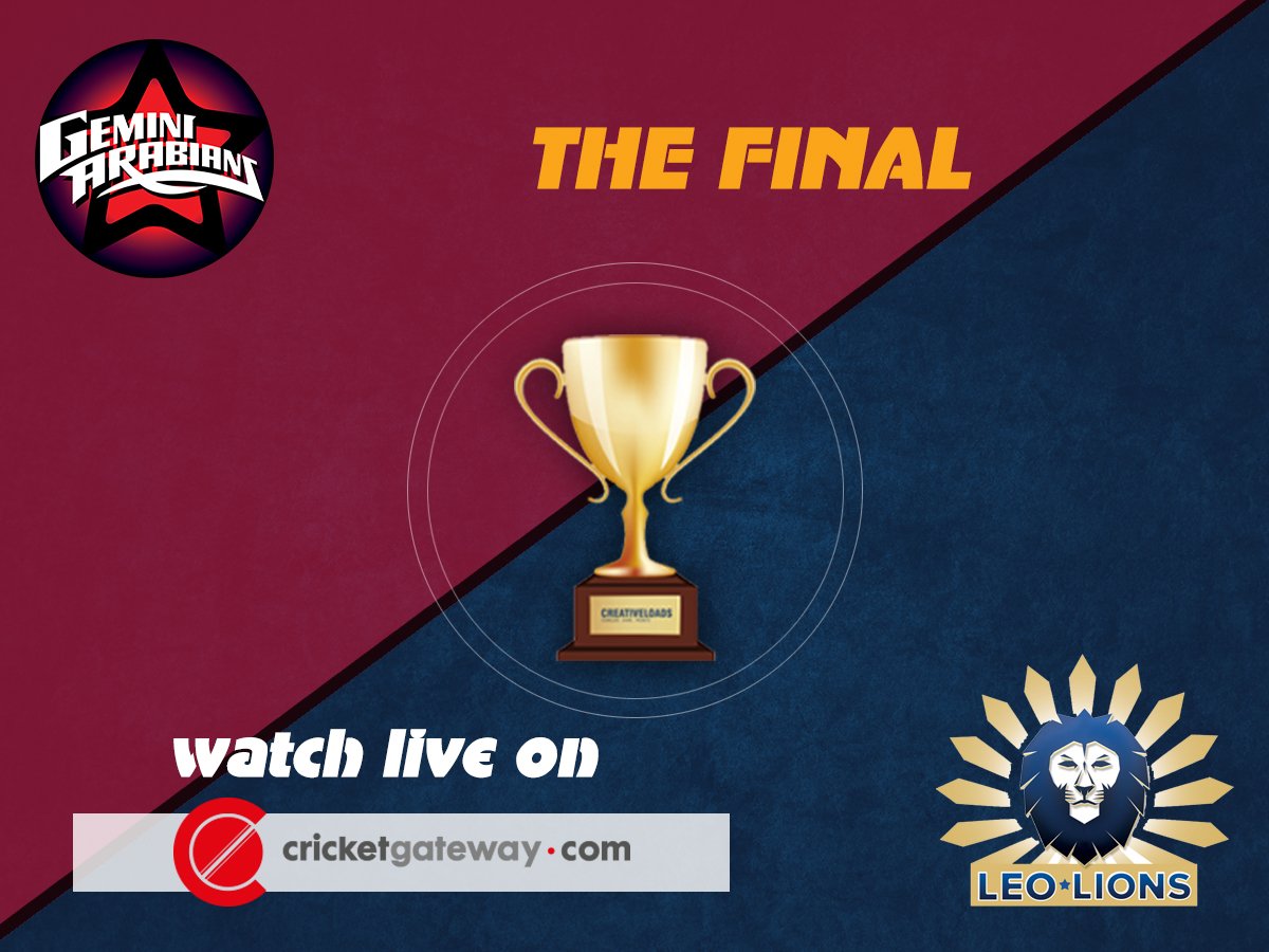 cricketgateway's tweet photo. Long Time We Waited for @ArabiansMCL Vs @LeoLionsMCL .live@ https://t.co/QUsIvUXT2e #MCL #MastersAreBack #Cricket https://t.co/FX8ZQzAz2r