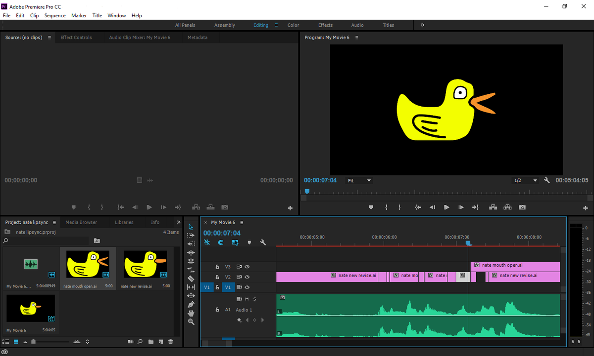 YeezyBoostBoi's tweet photo. Decided to do lipsync in Premire Pro #editing #CreativeCloud #adobe https://t.co/2wJBm7Xkq7