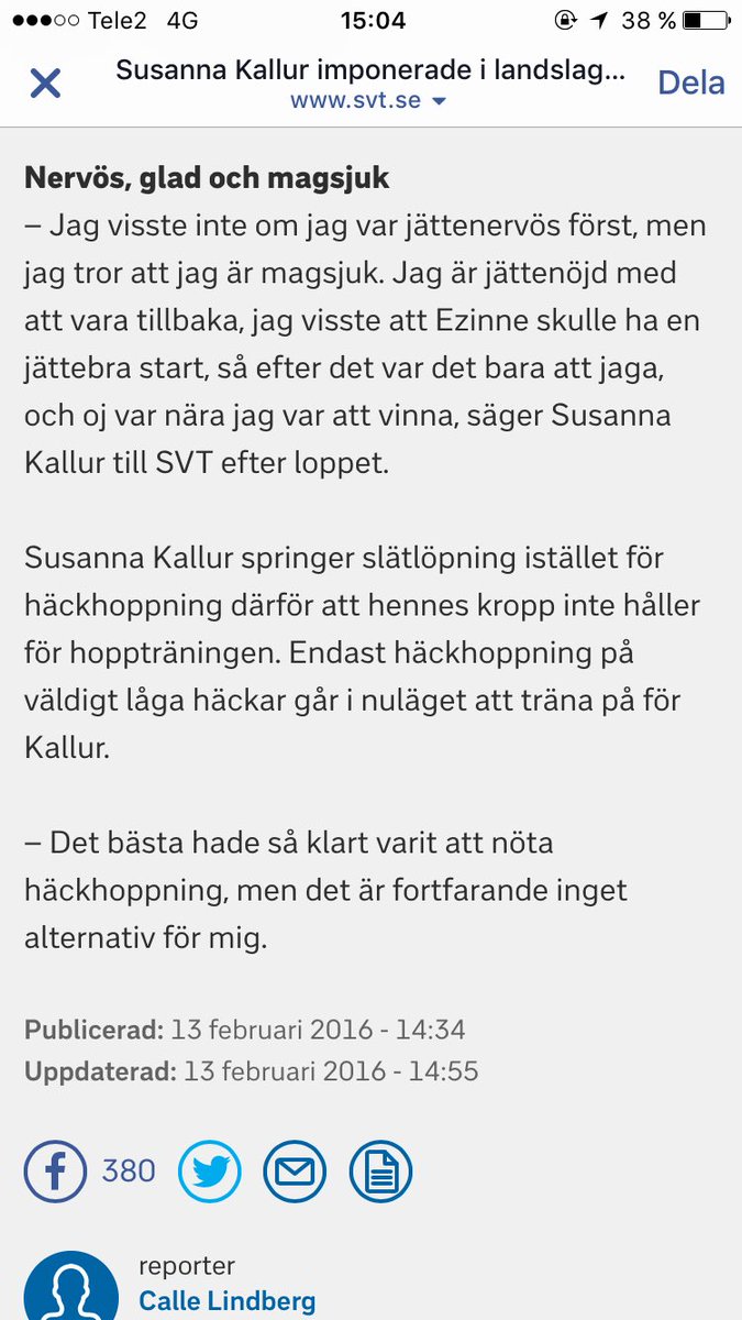 BirgerssonAnna's tweet photo. När någon skriver häckhoppning istället häcklöpning. Bara såååå fel 😫  #friidrott https://t.co/bOPOv9gy50