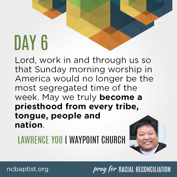 #RacialReconciliation Day 6: Many thanks to <a href="/Lawrence_Yoo/">Lawrence</a> from @waypoint_RDU. Free resource: ow.ly/Y4xUQ