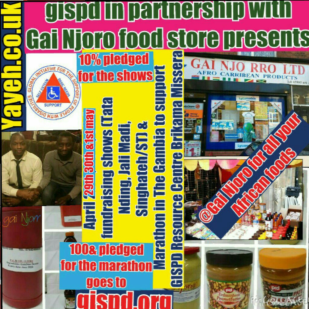 jalloous1's tweet photo. #support your own #gispd in partnership with Gai Njoro food store Birmingham presents Tata Nding shows thanks. https://t.co/QzBu0CqwXd