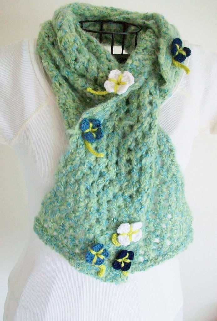 Bluestockinette's tweet photo. Spring Green Blue Knit Scarf Seafoam Long Lace Scarf Boho Roman… https://t.co/ZX0W1zYM7f #etsymntt #SpringtimeStyle https://t.co/U4SezYz84G