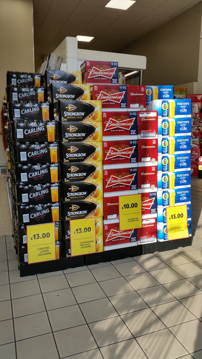 Got to love a big pack beer stack in church street.<a href="/Byrne251287/">Leanne Byrne</a> <a href="/ziggyhamer/">ian hamer</a> <a href="/SimmWendy/">Wendy anita simm</a>