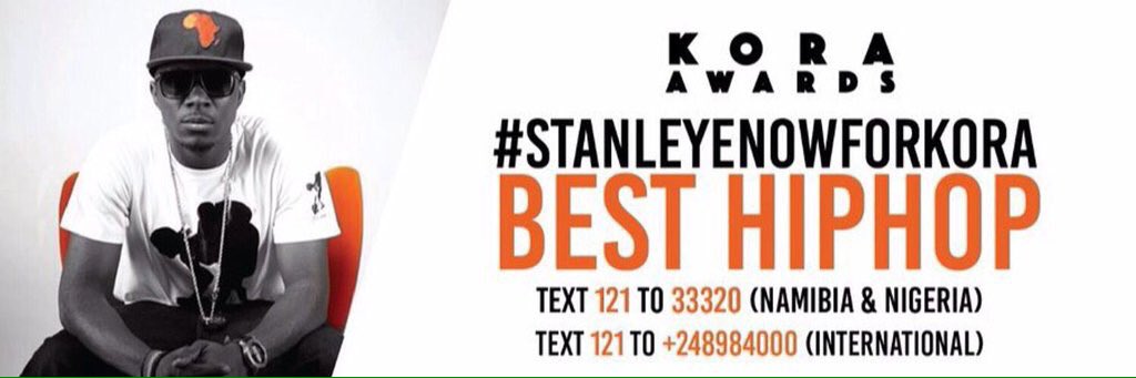BonasFotio's tweet photo. Votez massivement @StanleyEnow #BestHipHop aux #kora2016 en envoyant 121 au 248984000 #stanleyenowforkora https://t.co/8OEzcGasm6