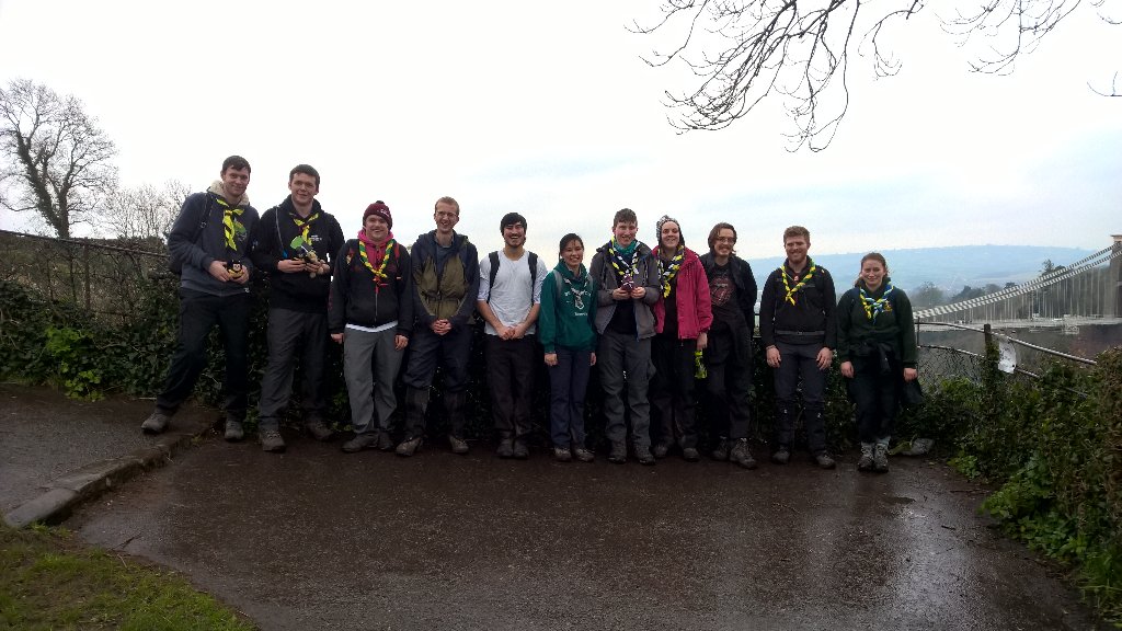 SSAGO_UK's tweet photo. Avon Gorge hike group have made it to the bridge! #feburally #ssago https://t.co/UhOTfpl11c