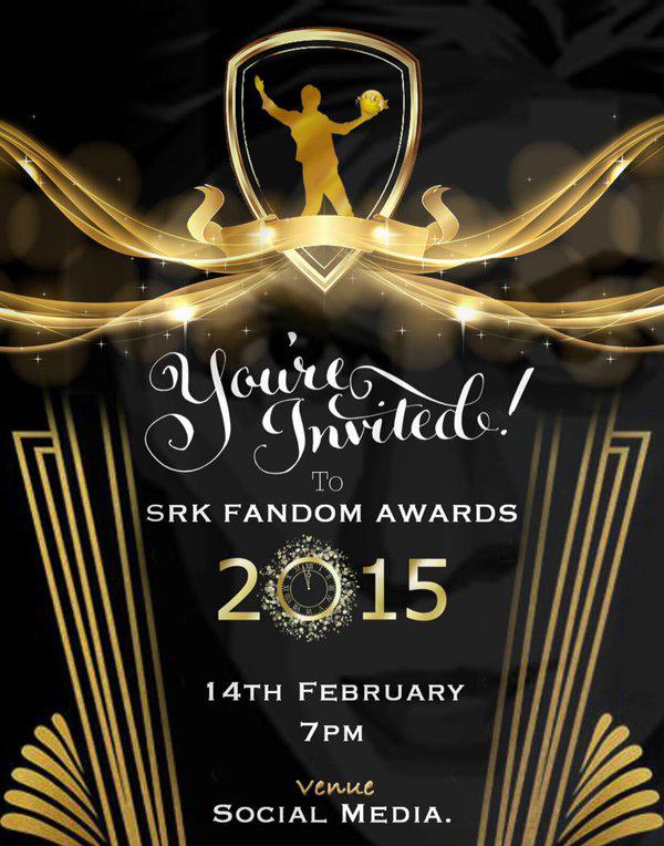 SRKFCI's tweet photo. You're invited!! Rukhsteeeerrr.. jangan lupa untuk online besok yaa. Don't miss it 😉 #SRKFandomAwards2015 https://t.co/PCHsYIOv0v