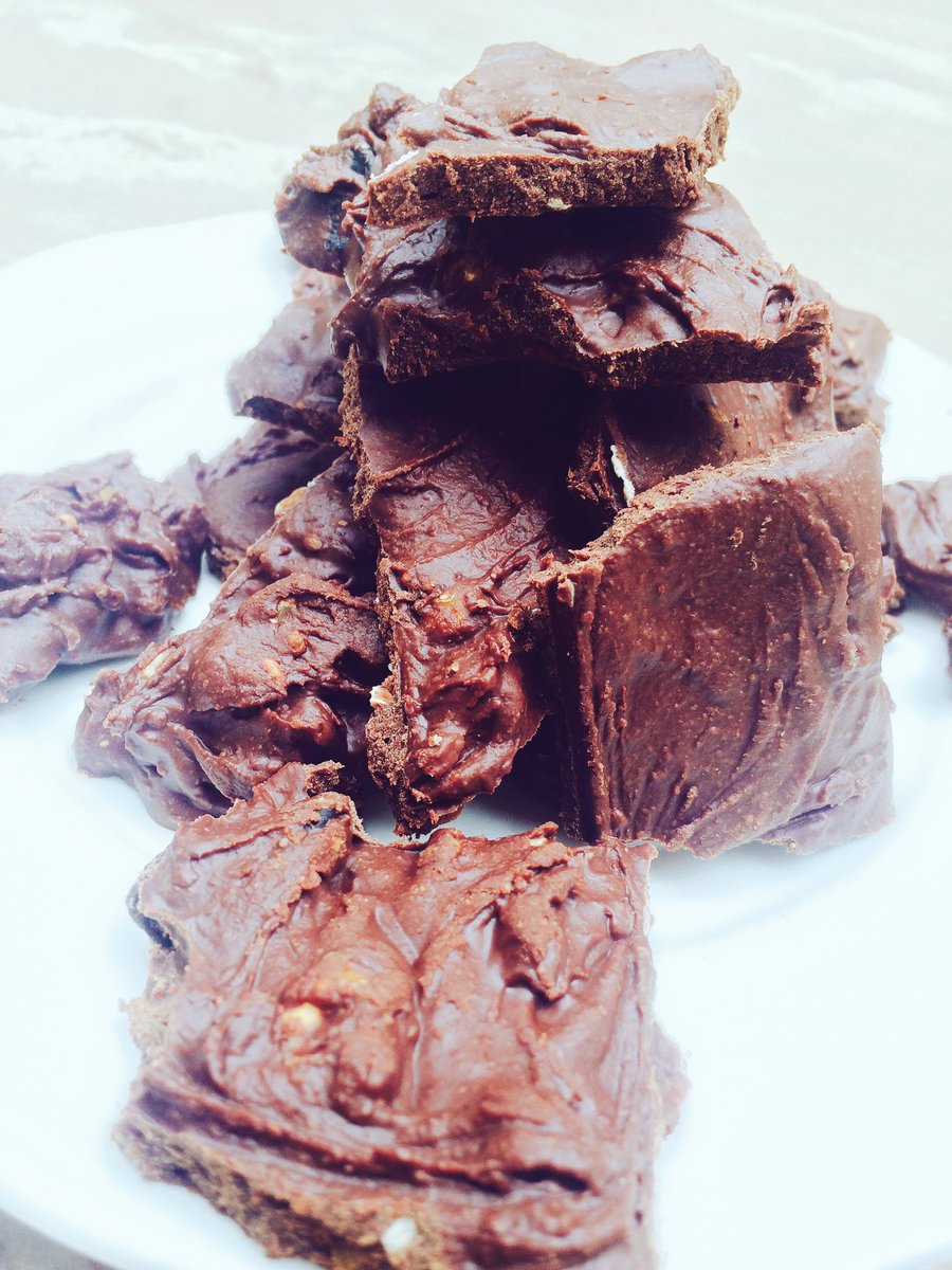 Homemade vegan chocolate nut and berry slices - inspired by Bea Weston youtu.be/V37jw4PVGgE