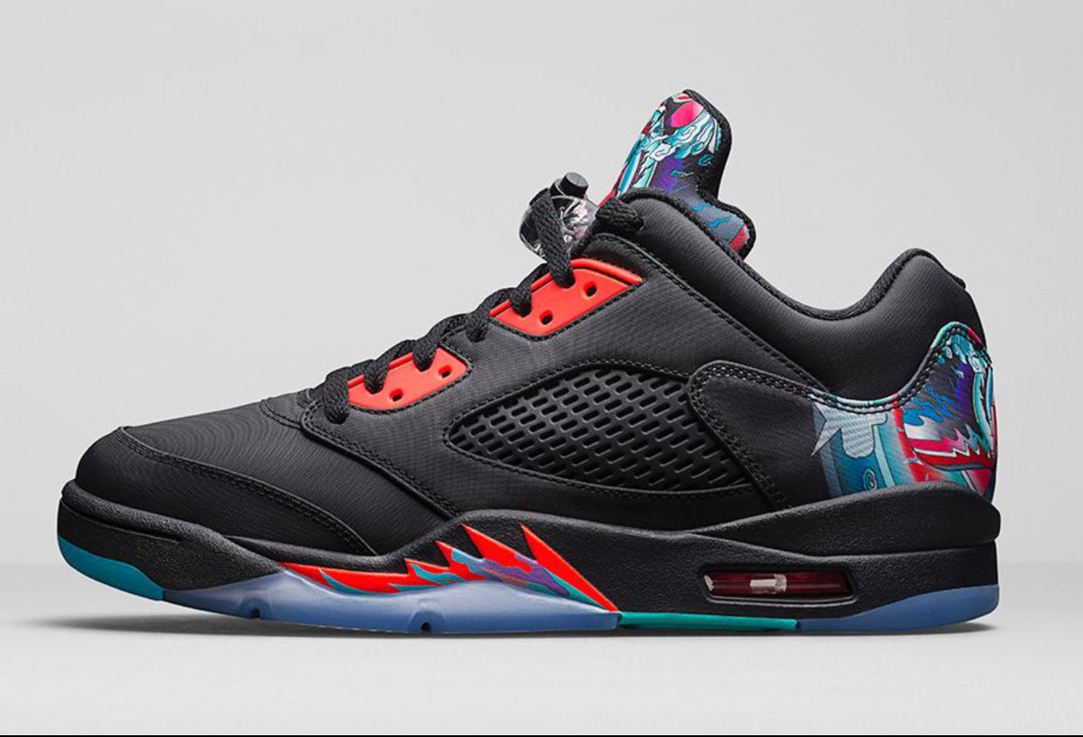 Sneakerview's tweet photo. The Jordan 5 "Chinese New Year" are out in stores and online now https://t.co/OWeG3GB2tX
