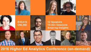 higheredexperts's tweet photo. Available on-demand: What you missed at the 2016 #highered Analytics Conference #hea16 https://t.co/qL4X7kTJgo #hesm https://t.co/yX3HQBYvXI