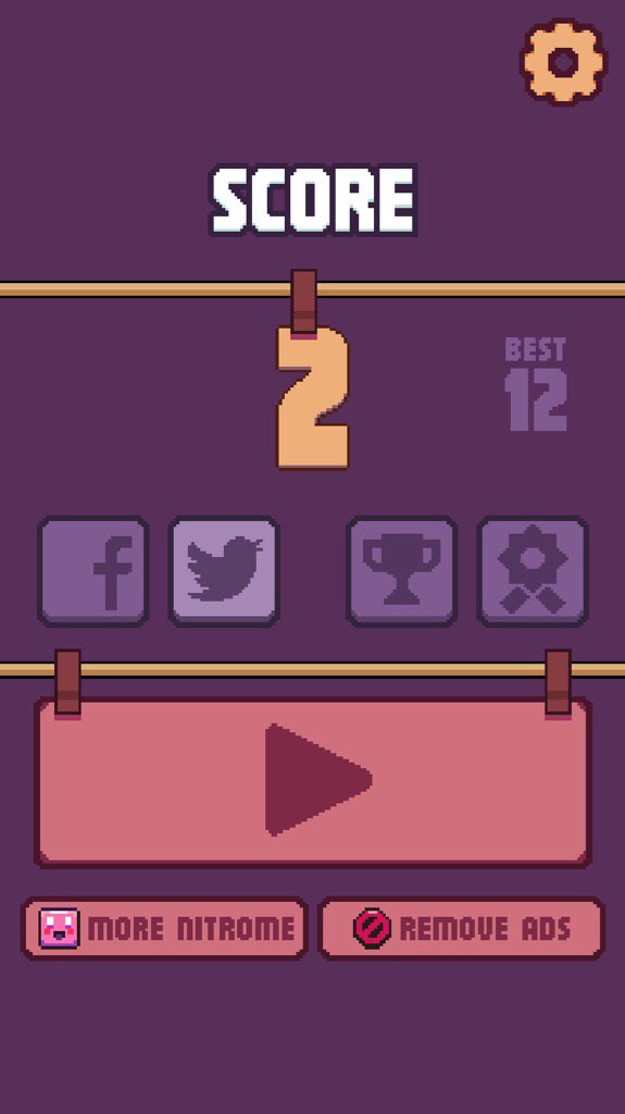 Phew! Check out my score! 2 in Cooped Up, awesome! #CoopedUp #Nitrome nitrome.com/mobile/get-app…