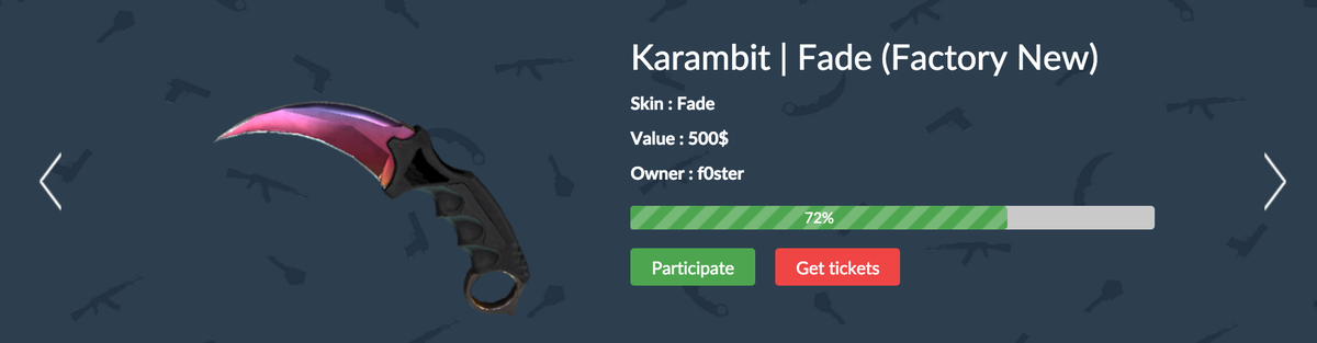 RewardsGG's tweet image. What about entering our LAST giveaway on CSGOPRIZES.COM ?