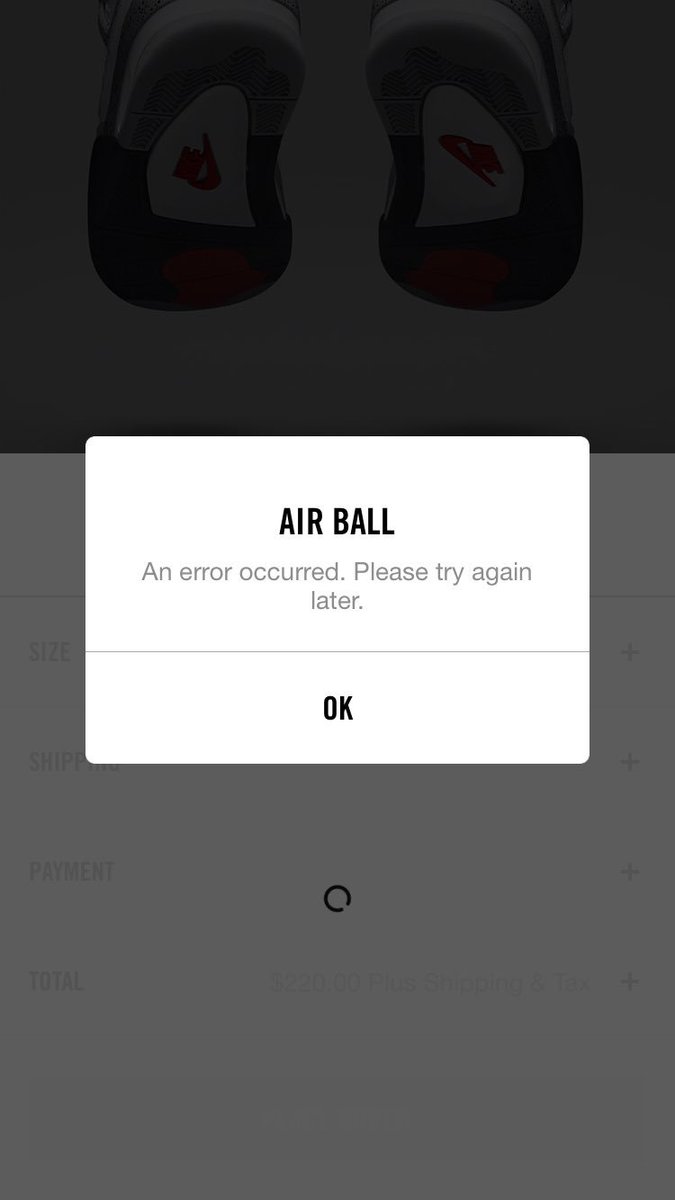 Retro_Fever's tweet photo. What is this BS!!! @nikestore @CopThese @SOLELINKS @Mdnate @Deadlaced @Shop_Swoosh https://t.co/XkybdtXnZV