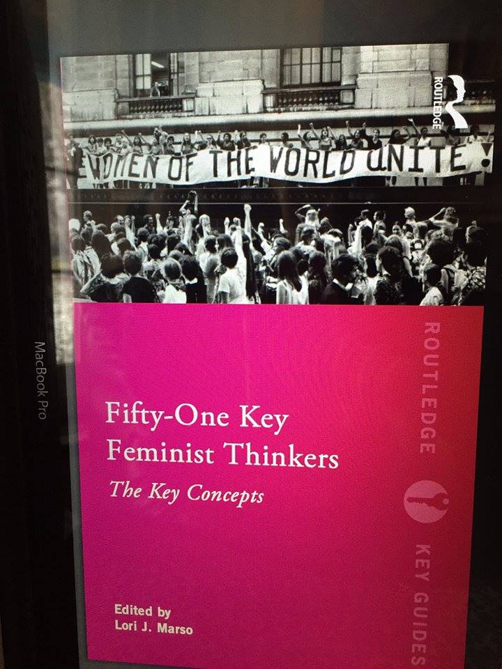 Dr_MarlaB's tweet photo. Great cover on Marso's book: Essays on 51 #feministthinkers by 51 kick-ass #feministscholars See my essay on Kincaid https://t.co/HTTeoQRDV9