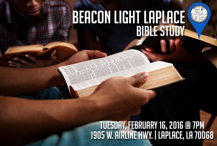 BLofLaPlace's tweet photo. @bishopdsbrister presents the 1st Bible Study of @BLofLaPlace @7:00pm at 1905 W. Airline Hwy, in Laplace LA. https://t.co/k6RPN39qjM