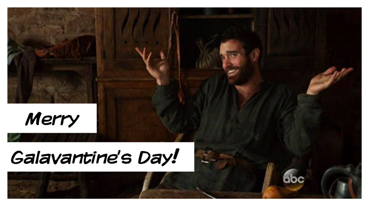 TadCooperDragon's tweet photo. Merry Galavantine's Day! @joshuasasse #RenewGalavant https://t.co/jLB284Gz95