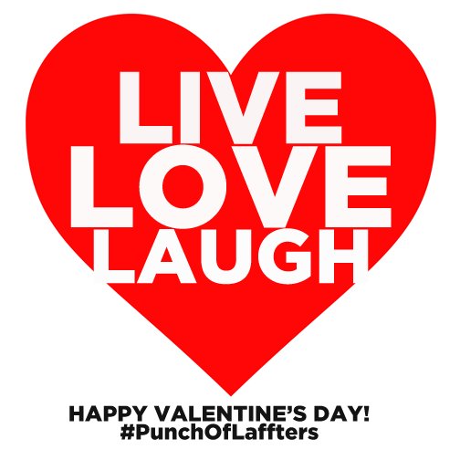 Happy Valentine's Day from #Punchline and #Laffline!