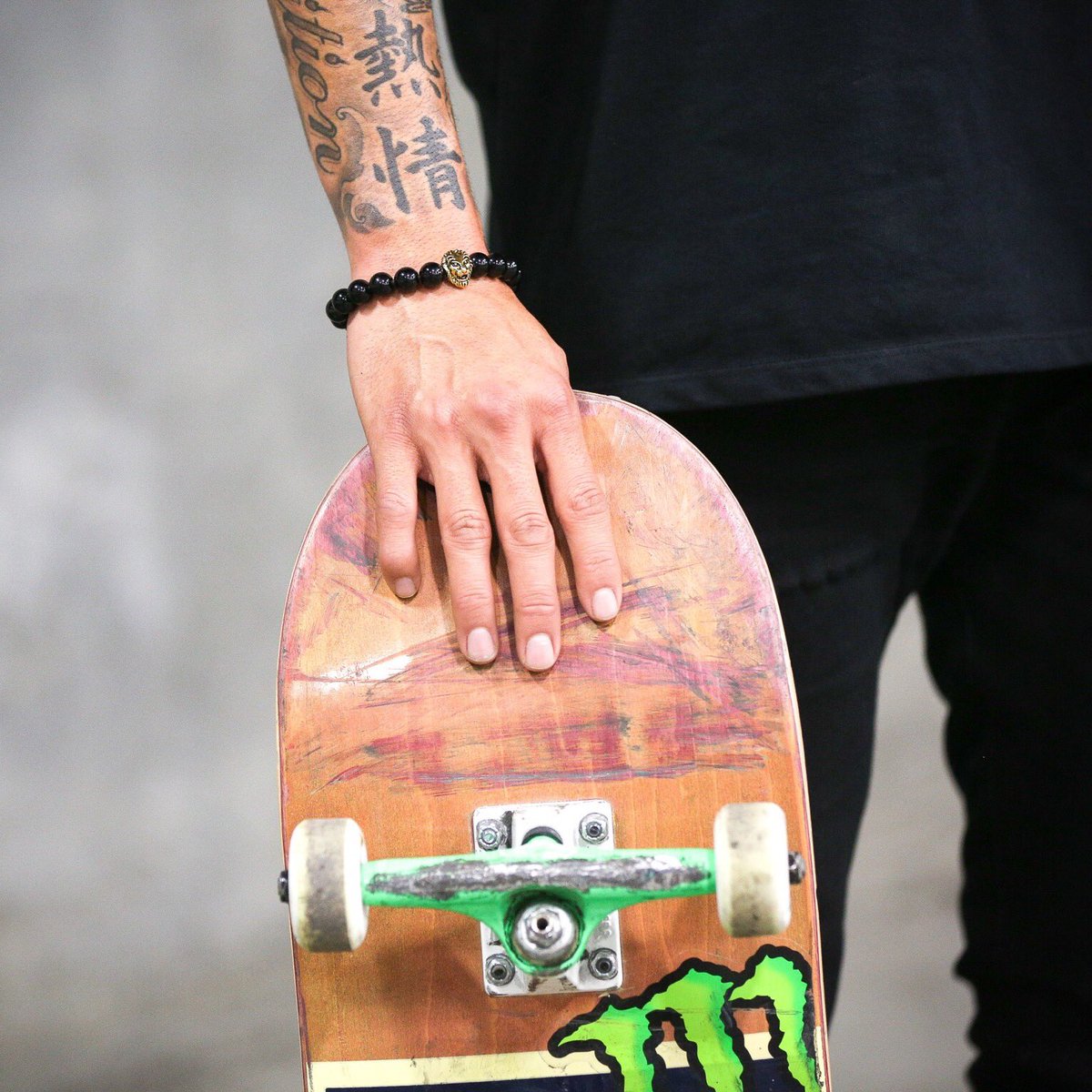 nyjah's tweet photo. Super stoked @liveadapt Beaded collection available now. Head over to https://t.co/gDTeYcgmAx and get yourself one🔋 https://t.co/tw87i89buL