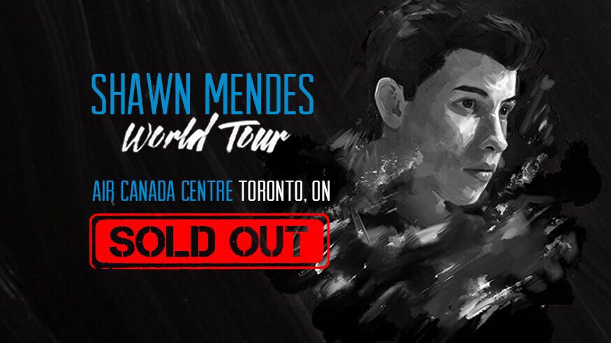 ShawnAccess's tweet photo. Congrats @ShawnMendes on selling out Air Canada Center! Toronto is proud 😊 https://t.co/0I1wJBW7AC
