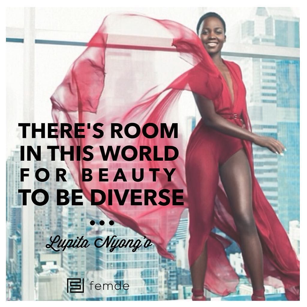 There's room in this world for beauty to be diverse - @lupitanyongo #diversityinbeauty #be… ift.tt/1mz9xND