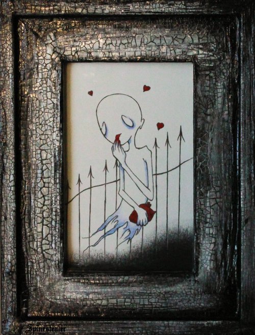 Spinestealer's tweet photo. Art show tonight at Hyaena Gallery! 
https://t.co/fMAtnPZo8f https://t.co/kbhsOA9KT4
