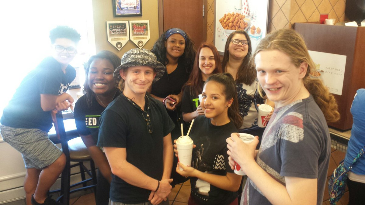 Annual stop at Chik Fil A otw to #ICHSA. Hope we aren't late for the meeting!