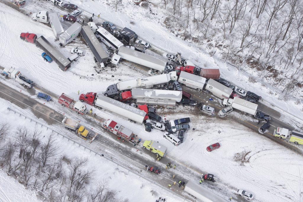 Breaking news on Multivehicle crash in Lebanon County, Pa., Feb. 13