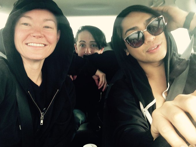 Bridge traffic ain't gonna keep the porn crew carpool down! Today filming @crashpadseries  https://t<a href="/tag/tombois"class="tags"><span>#tombois</span></a>