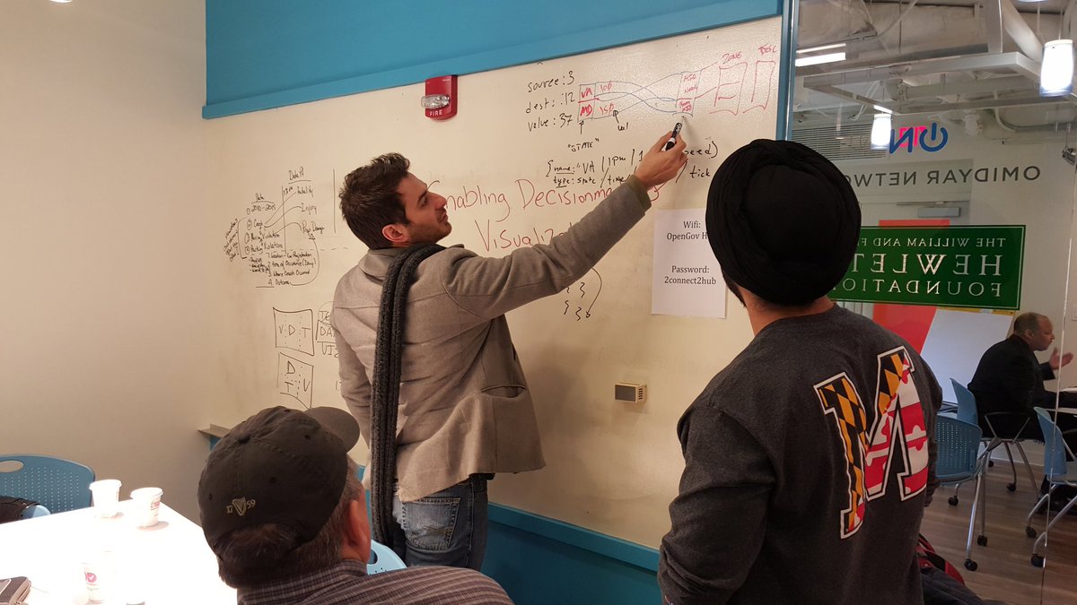 DCVisionZero's tweet photo. These residents are hacking hard! #opendata #vzHack https://t.co/U3aQWHvdYY
