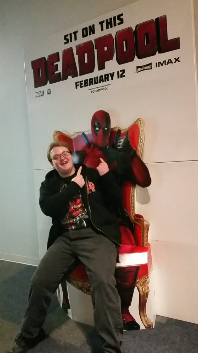 DavidRWeeks's tweet photo. Might have a Deadpool problem. Best movie ever. https://t.co/7W4EtpBUOk