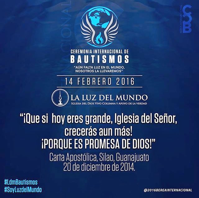 BecklunaJrz's tweet photo. Promesa Divina Que No A De Faltar.
#SoyLuzdelMundo #ldmBautismos https://t.co/mt7DCNquqe"
