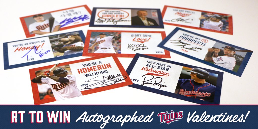 Twins's tweet photo. RT to win one of these #MNTwins Valentine's Day cards! 

Or, print your own set here: https://t.co/kiHxOCt9Nu https://t.co/R1aXCAnF64
