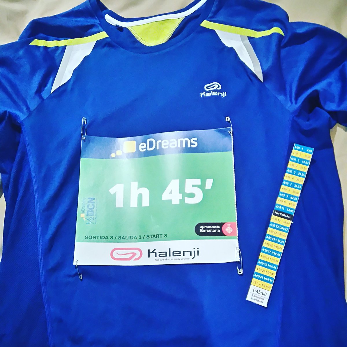 I demà més. Com cada any fent de llebre a la Mitja de Barcelona. #zmbobjectiu20mil #mitjabarcelona2016