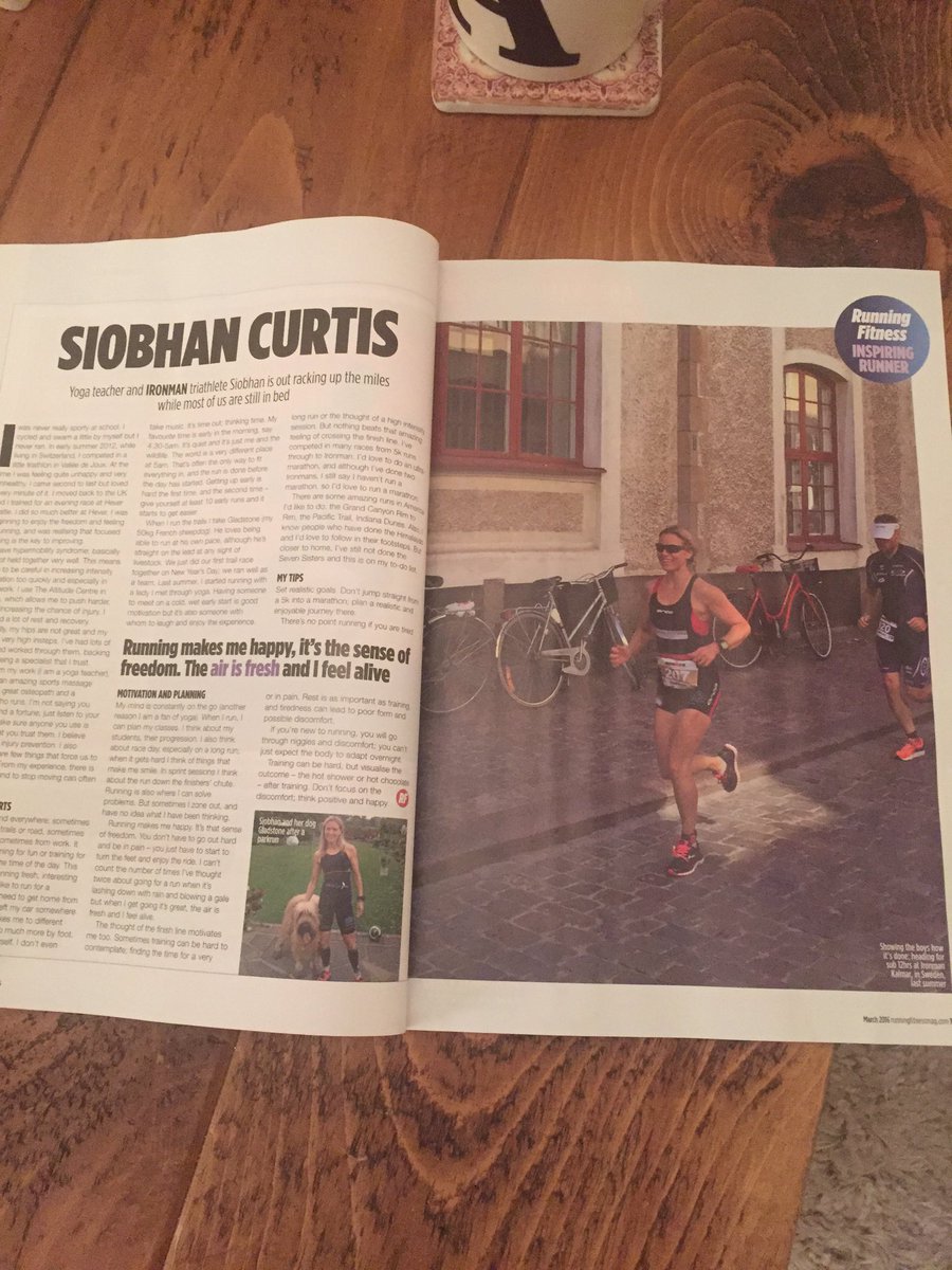 andystwzone's tweet photo. Great article in March edition of @Runfitmag about my hard working triathlete @Yogabubbles #running #andystwzone https://t.co/ARvUb550tJ