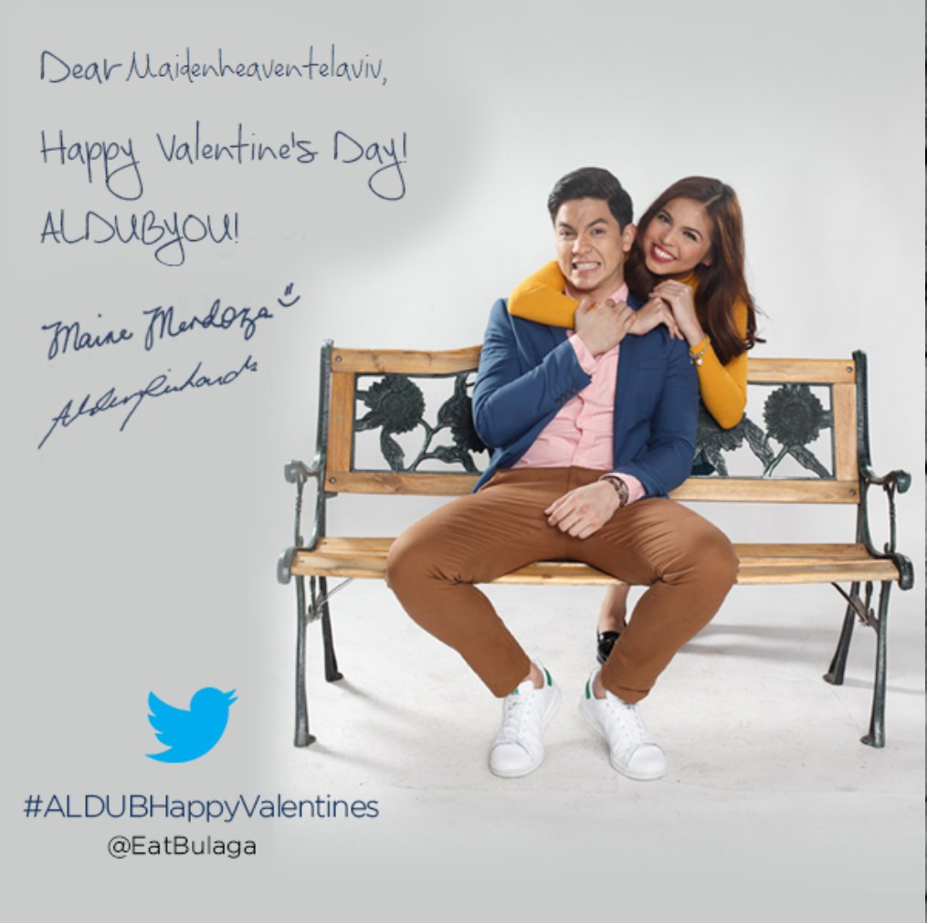 MDH_TelAviv's tweet photo. Yes nakumpleto na din samin wooohhh Thanks @mainedcm @aldenrichards02 ALDUB YOU BOTH HAPPY VDAY!
#VoteMaineFPP #KCA https://t.co/140XG9fTjQ