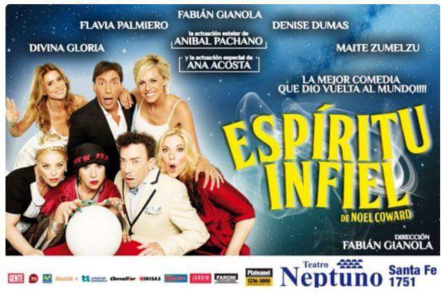 <a href="/EspirituInfiel/">ESPÍRITU INFIEL</a> hoy sábado doble función 21.30 y 23.15 hs teatro Neptuno <a href="/faronijavier/">Faroni Javier</a> <a href="/ladumas1/">Denise Dumas</a> <a href="/flaviapalmiero/">Flavia Palmiero</a>