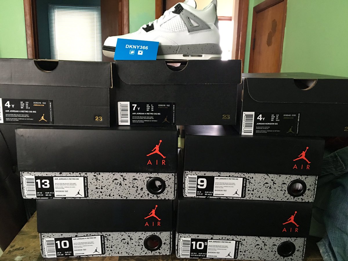 dkny366's tweet photo. Had a good morning! #jordan4og https://t.co/J7tWuQWhsa