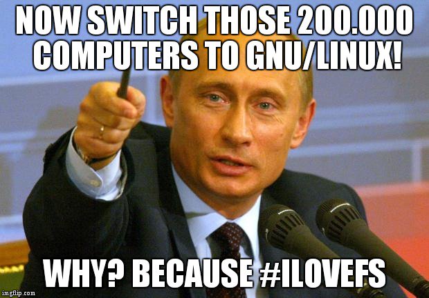 Russland und China setzen auf Linux