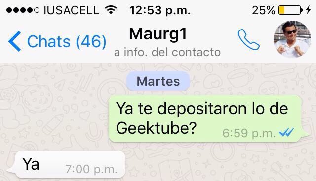 AlexXxStrecci's tweet photo. "No cobré ni un puto peso"

- @maurg1 2016 https://t.co/RkoE7tt9rx