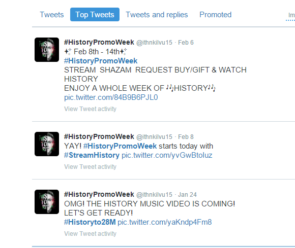 ithnkilvu15's tweet photo. I LOVE that my top tweets are pretty much ALL about promoting the boys!!
#HistoryPromoWeek #TheGreatestTeam https://t.co/MxpDxVMWgp