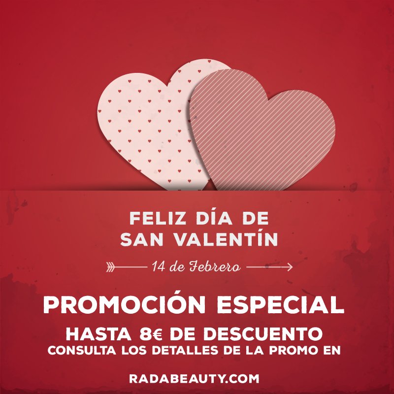 radabeauty's tweet photo. Quedan sólo unas horas para que finalice nuestra promo de San Valentín, aprovecha ahora!
 https://t.co/UgpDLoS6QX https://t.co/XvzRVAuV42