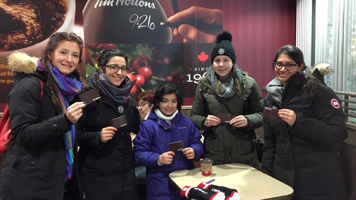 EricaFearnall's tweet photo. Who doesn't love #TimHortons on a cold day? #keeptorontowarm gave out to the homeless to share the love https://t.co/10HlHn5scQ